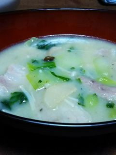 【シチューの素で簡単】青梗菜のクリーム煮-レシピのメイン写真