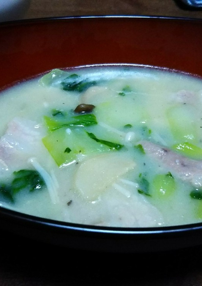 【シチューの素で簡単】青梗菜のクリーム煮-レシピのメイン写真