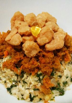 犬ご飯　根菜と鶏ビッツのせ-レシピのメイン写真