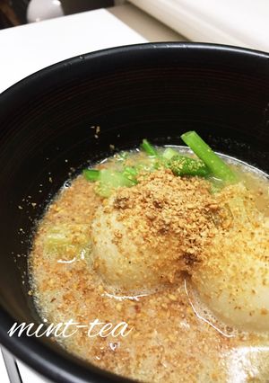 あったか汁物! 蕪のゴマゴマ汁-レシピのメイン写真