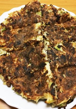 素麺お焼き-レシピのメイン写真