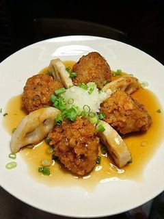 サクッ&モチッ!!蓮根の揚げだし♪-レシピのメイン写真