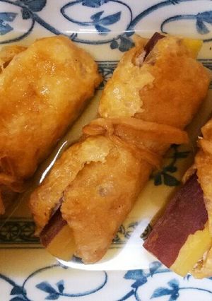 さつまいもの油揚げ包み-レシピのメイン写真