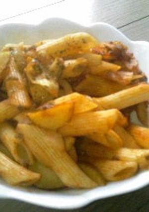 じゃがいもとひき肉のナポリタン-レシピのメイン写真