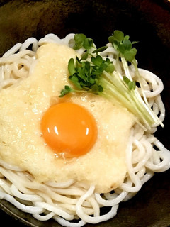 こんにゃく麺☆釜揚げ月見とろろ-レシピのメイン写真