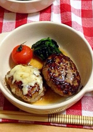 ハンバーグ-レシピのメイン写真