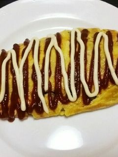 ひき肉と玉ねぎのオムレツ♡-レシピのメイン写真