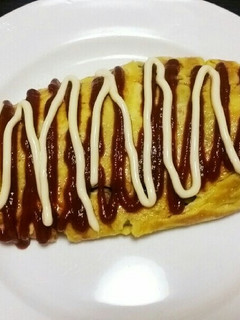 ひき肉と玉ねぎのオムレツ♡-レシピのメイン写真