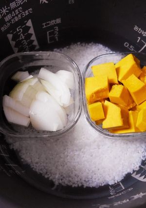 炊飯器で離乳食 10倍がゆ&野菜ペースト-レシピのメイン写真