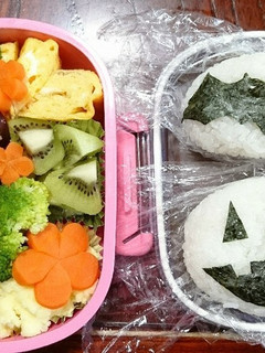 簡単!ハロウィンおにぎり弁当-レシピのメイン写真