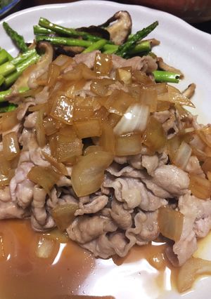 コクうま☆豚肉のニンニクバター炒め-レシピのメイン写真