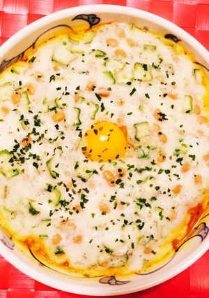納豆オクラで☆ネバネバふわふわ辛ラーメン-レシピのメイン写真