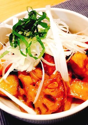 ポン酢でさっぱり！鶏肉と根菜の甘酢和え-レシピのメイン写真