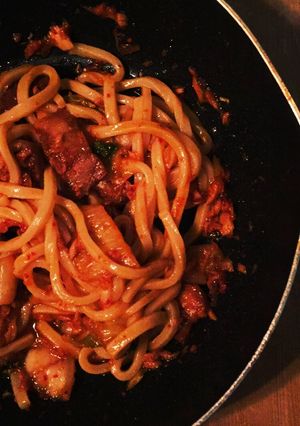 キムチ焼うどん-レシピのメイン写真