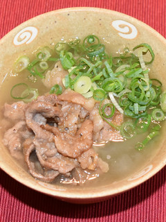 冬瓜スープ★牛肉の甘辛生姜焼きを添えて-レシピのメイン写真