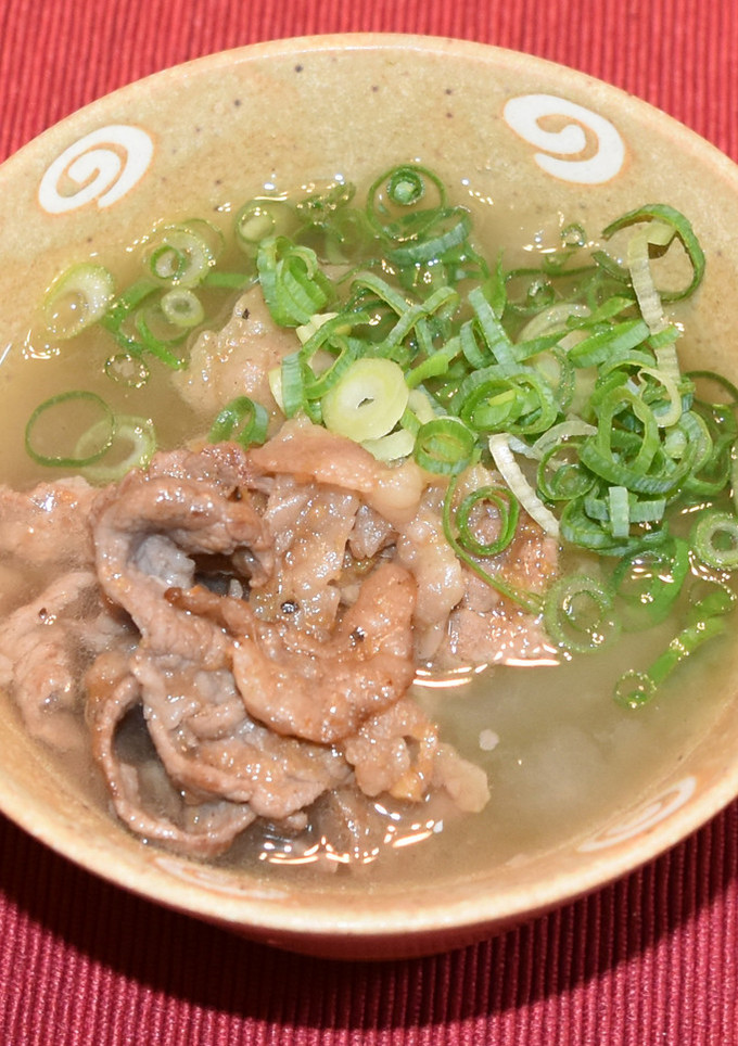 冬瓜スープ★牛肉の甘辛生姜焼きを添えて-レシピのメイン写真