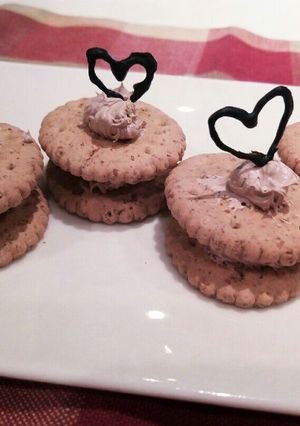 ♥ホイップマリームのビスケットサンド♥-レシピのメイン写真