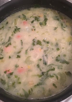 ソーセージと野菜のチャウダースープ-レシピのメイン写真