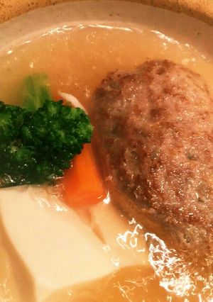 スープハンバーグ-レシピのメイン写真