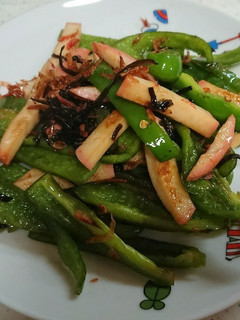 弁当・おかず・ピーマン・蒲鉾・桜エビ-レシピのメイン写真