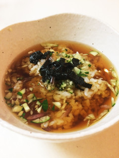 めんつゆ だし茶漬け-レシピのメイン写真