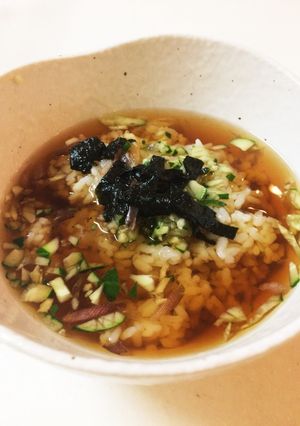 めんつゆ だし茶漬け-レシピのメイン写真