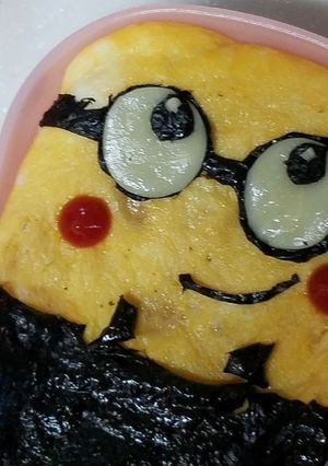 オムライス　お弁当　ミニオン　可愛い-レシピのメイン写真