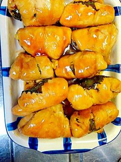 簡単甘酢鶏ささみ大葉チーズ巻き-レシピのメイン写真