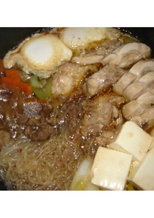おぅちにあるもので！具だくさんすきやき煮-レシピのメイン写真