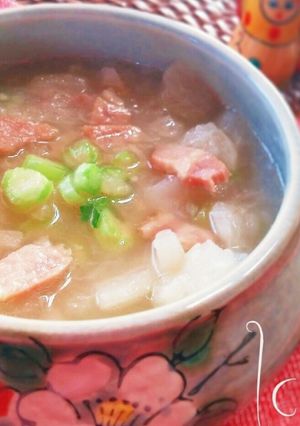 ほっこり♡かぶとベーコンの優しいスープ-レシピのメイン写真