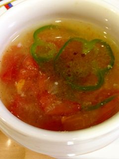 カニ缶トマトスープ-レシピのメイン写真