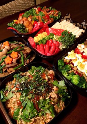 運動会弁当2017年盛りつけ-レシピのメイン写真