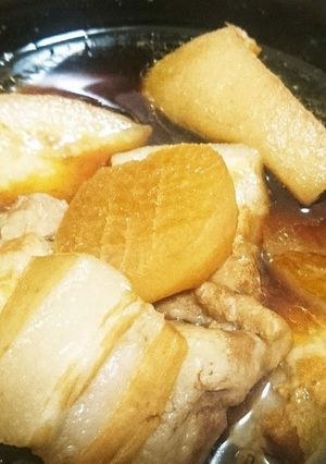 豚バラ大根の煮付け-レシピのメイン写真