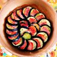 ナスとベーコンの重ね焼き
