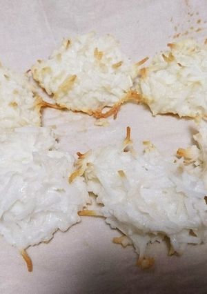 2材料簡単ヘルシココナッツクッキー'ω'-レシピのメイン写真