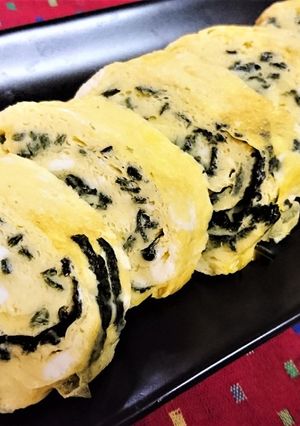 ふんわり★白だしで【磯辺だし巻き卵】-レシピのメイン写真