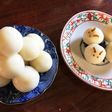 白玉粉で♪お月見だんご