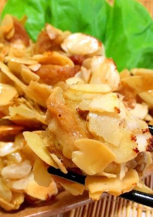 パリッと香ばしい♡鶏肉のアーモンド唐揚げ-レシピのメイン写真