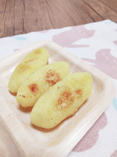 手づかみ離乳食☆りんごとさつま芋のおやき-レシピのメイン写真