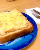 鮭料理が余ったら！鮭マヨチーズトースト