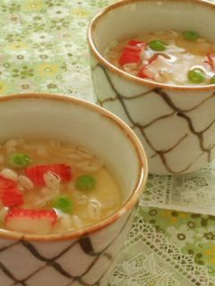 もち麦入り茶碗蒸し-レシピのメイン写真