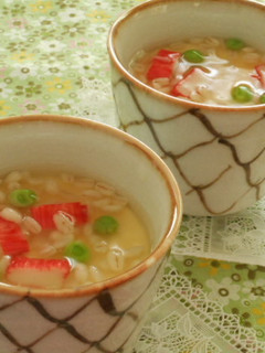 もち麦入り茶碗蒸し-レシピのメイン写真