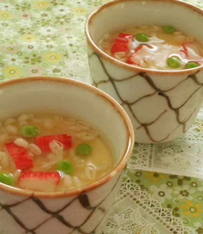 もち麦入り茶碗蒸し-レシピのメイン写真