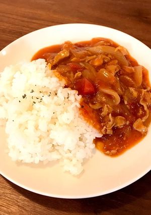 トマト缶でハヤシライス-レシピのメイン写真