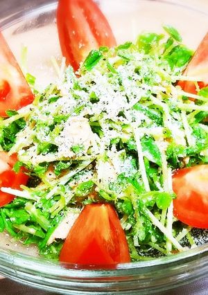 簡単‼豆苗ツナチーズサラダ-レシピのメイン写真