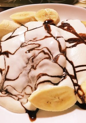 スイーツランチ かぼちゃのホットケーキ♪-レシピのメイン写真