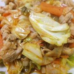 A picture of 豚小間スタミナ炒め.