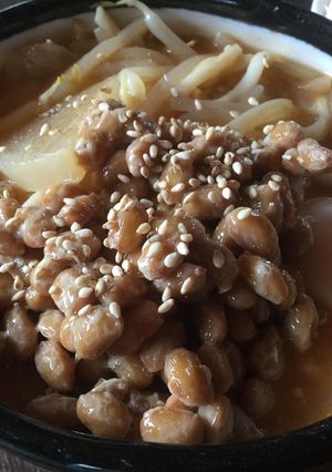 残ったキムチ鍋で！納豆キムチ雑炊-レシピのメイン写真
