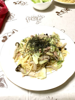 ツナとキャベツの和風パスタ-レシピのメイン写真
