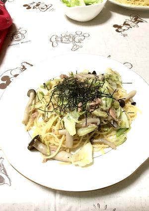 ツナとキャベツの和風パスタ-レシピのメイン写真
